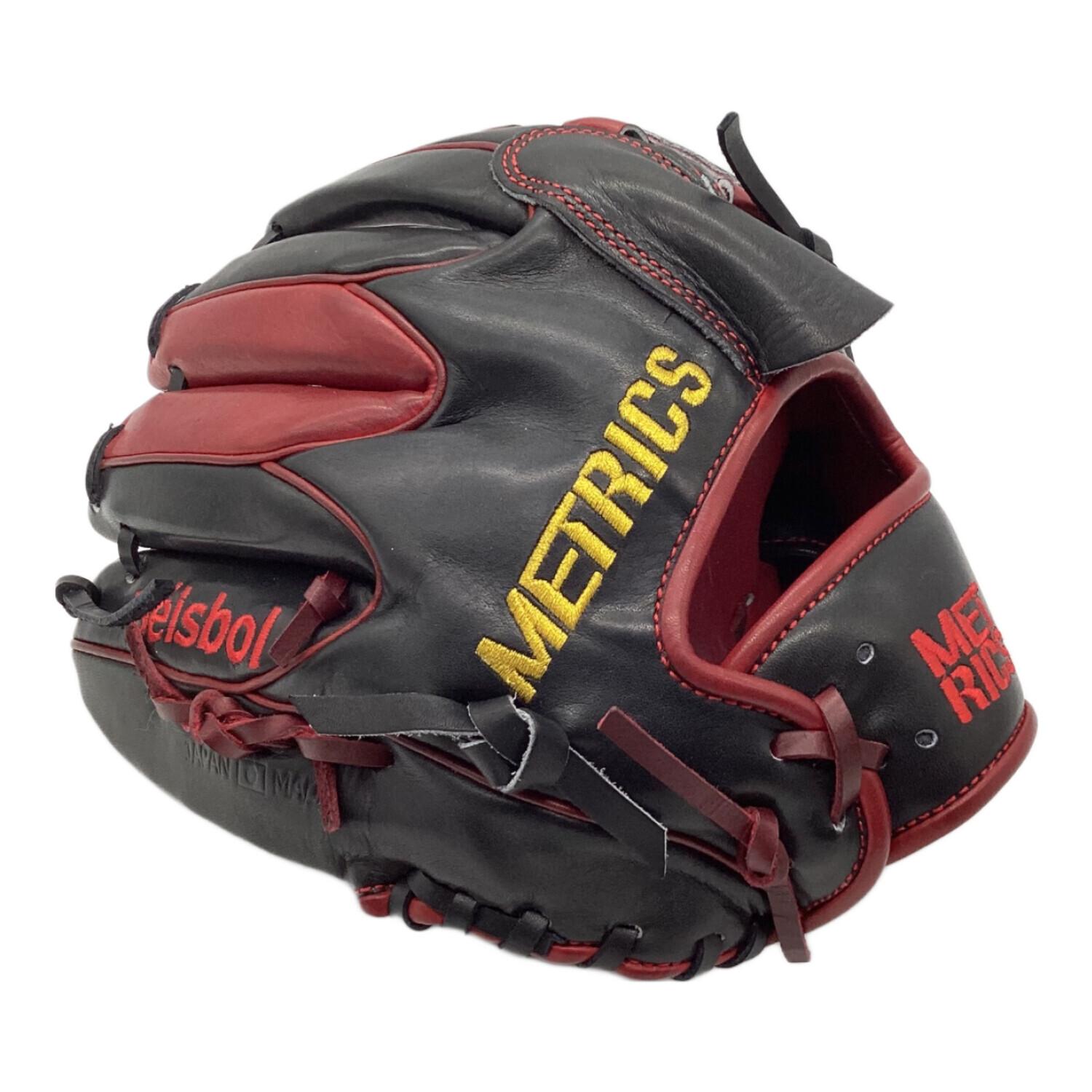 METRICS (メトリクス) 硬式グローブ 約29cm ブラックxワイン Beisbol