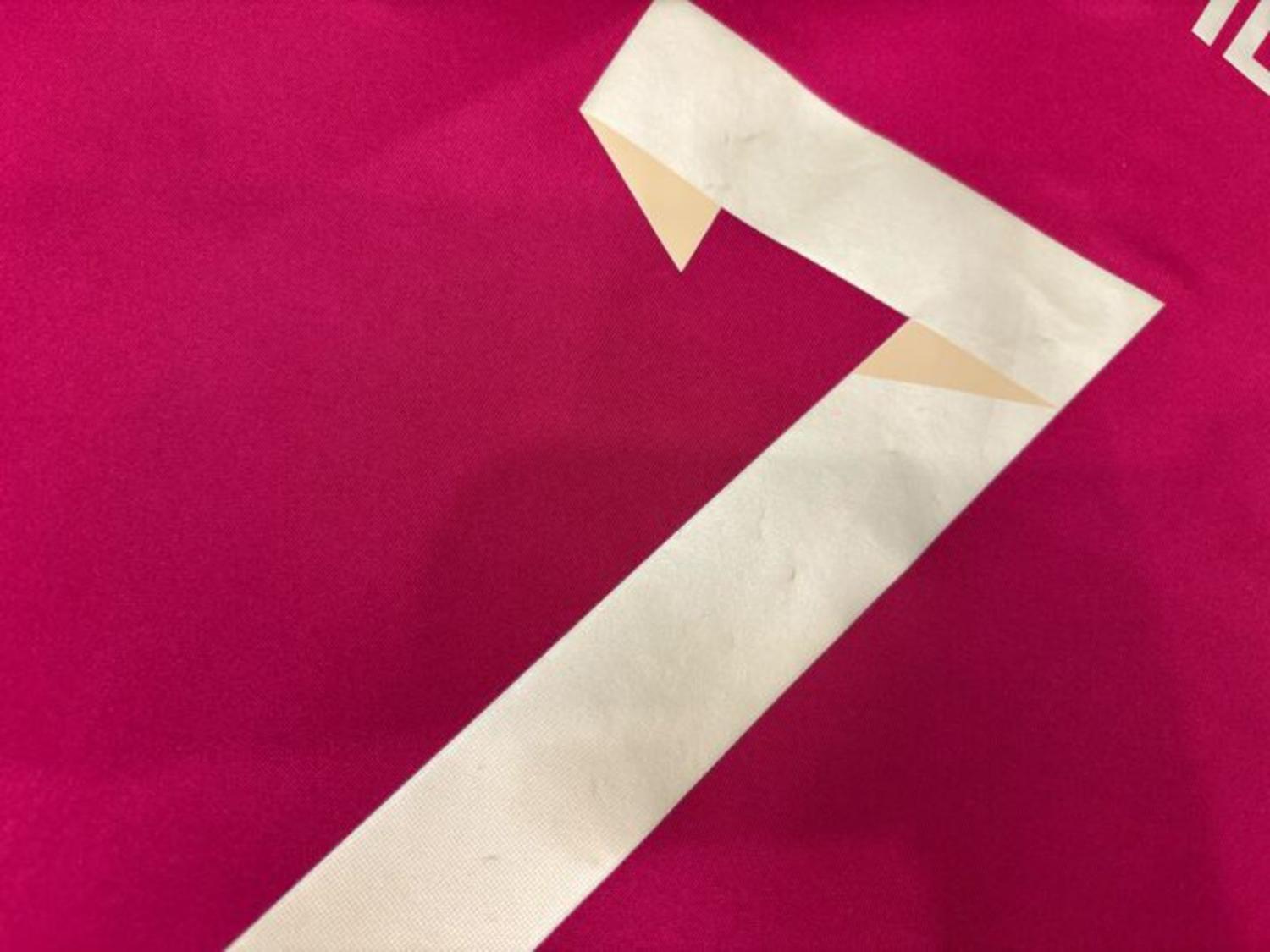 スペイン代表 サッカーユニフォーム SIZE O レッド ダビド・ビジャ【7