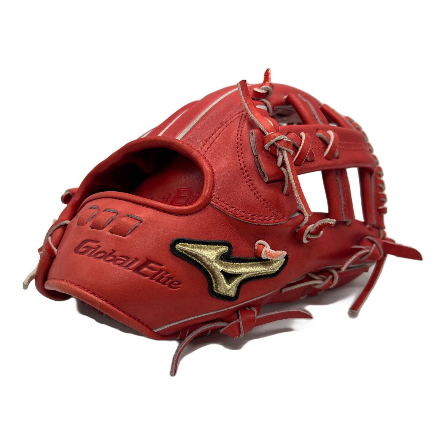 MIZUNO (ミズノ) 硬式グローブ レッド ケース付 Global Elite 内野用