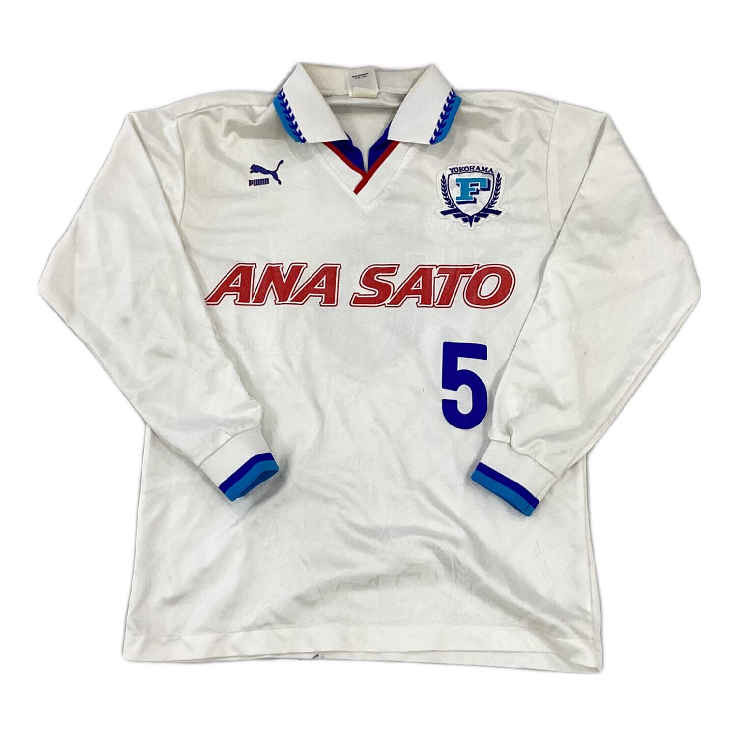 横浜フリューゲルス サッカーユニフォーム メンズ SIZE M ホワイト 【5