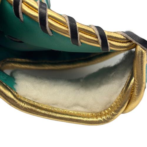 ZETT (ゼット) 軟式グローブ グリーン プロステイタス 源田モデル 内野