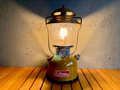 Coleman (コールマン) ガソリンランタン ゴールドボンド PYREXグローブ