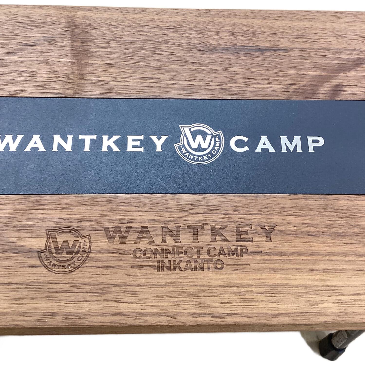 WANTKEY CAMP (ウォンキーキャンプ) アウトドアテーブル ブラウン SBS