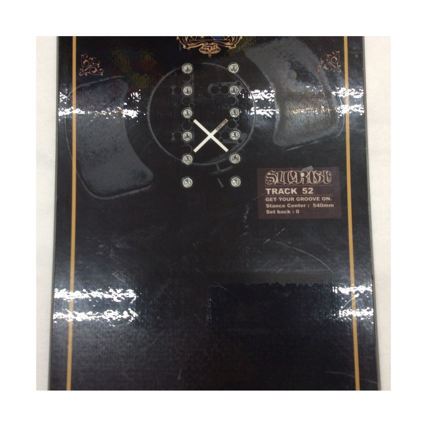 surge (サージ) スノーボード MUSIC TRACK 152cm ブラック 4X4