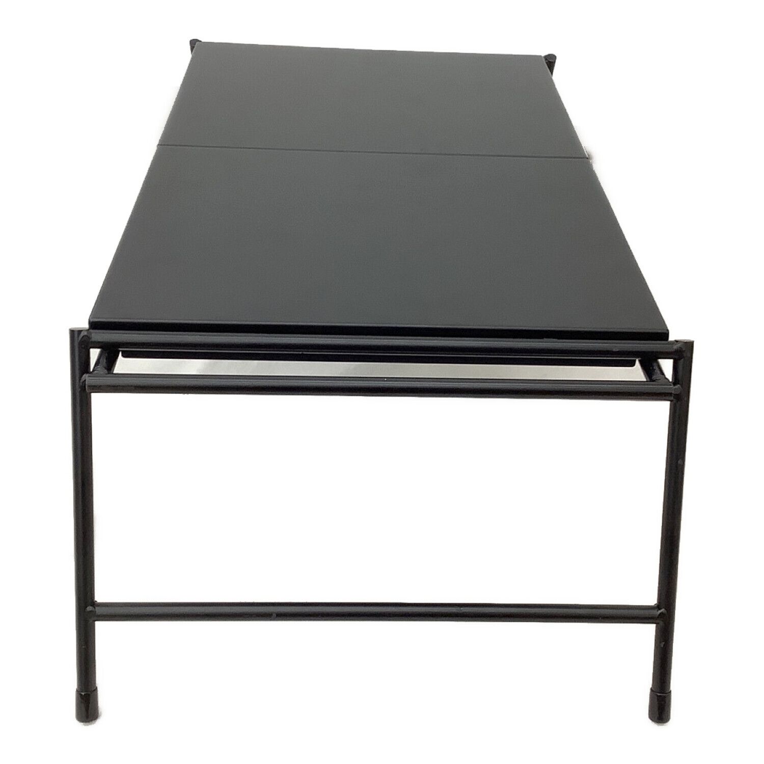 アイアン工房テーブル(細板)ブラックマルチプレート付き 【公式通販】