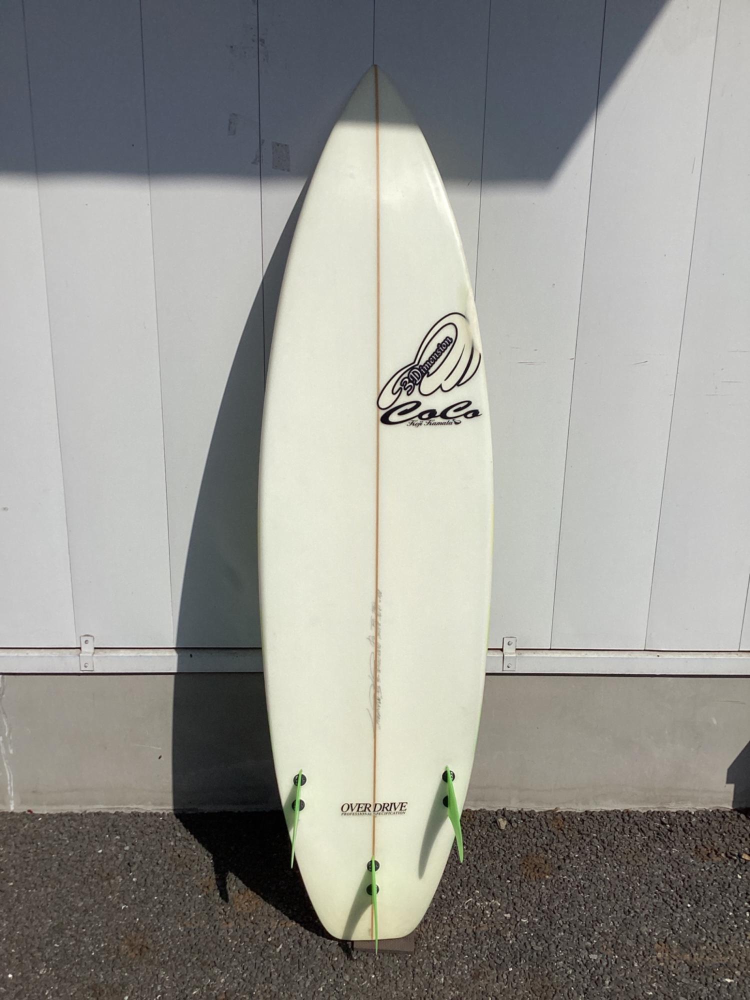 3dimension surfboards ショートボード CoCo トライフィンタイプ