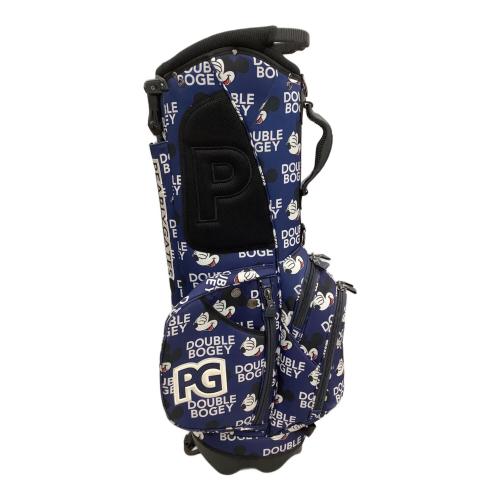 PEARLY GATES (パーリーゲイツ) キャディバッグ ブルー セルフスタンド