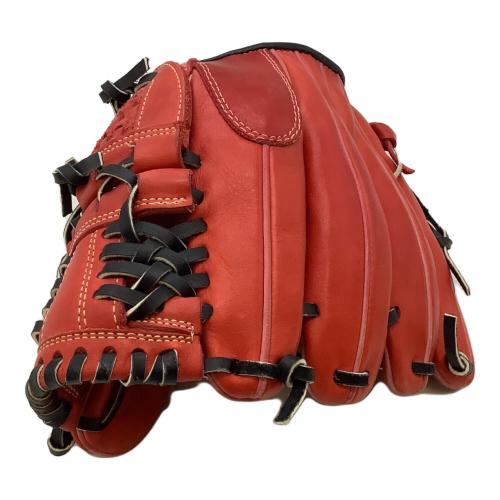 MIZUNO (ミズノ) 軟式グローブ レッド Global Elite 投手用 オーダー