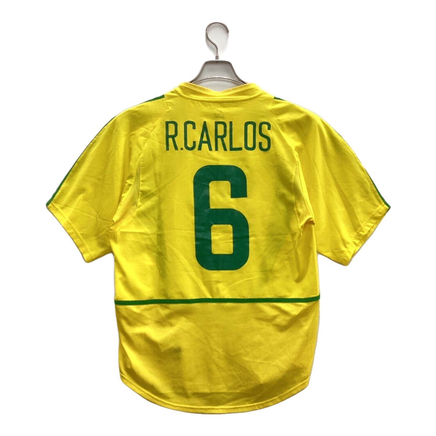 ブラジル代表 サッカーユニフォーム SIZE M イエロー 2002年 【6