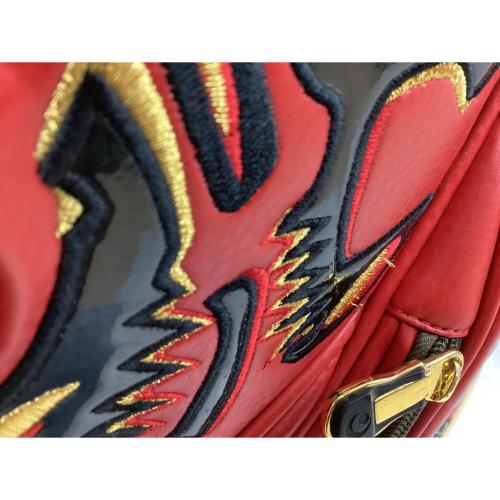 ZIPANG STUDIO キャディバッグ レッド 琉球ゴルフ ドラゴンキャディ