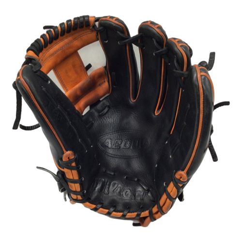 Wilson (ウィルソン) 硬式グローブ 約28cm オレンジ×ブラック A2000