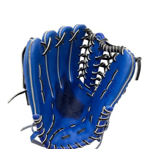 ZETT (ゼット) 軟式グローブ ブルー プロステータス 外野用 左投げ用