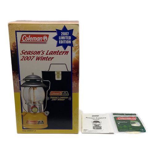 Coleman (コールマン) シーズンズランタン 2007 冬の到来 未使用品