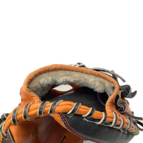 Leggera (レジェーラ) 硬式グローブ 約27cm ブラック×オレンジ