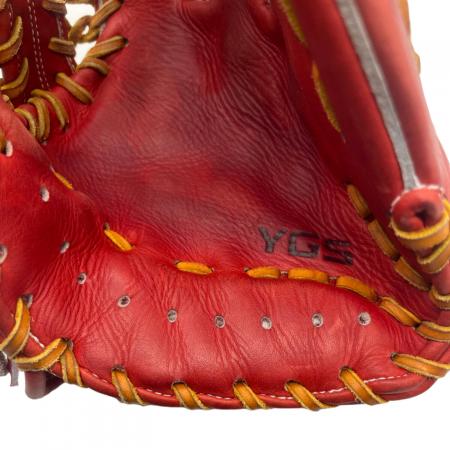 YGS (山本グラブスタジオ) 硬式グローブ 約27.5cm レッド 内野用 EA3