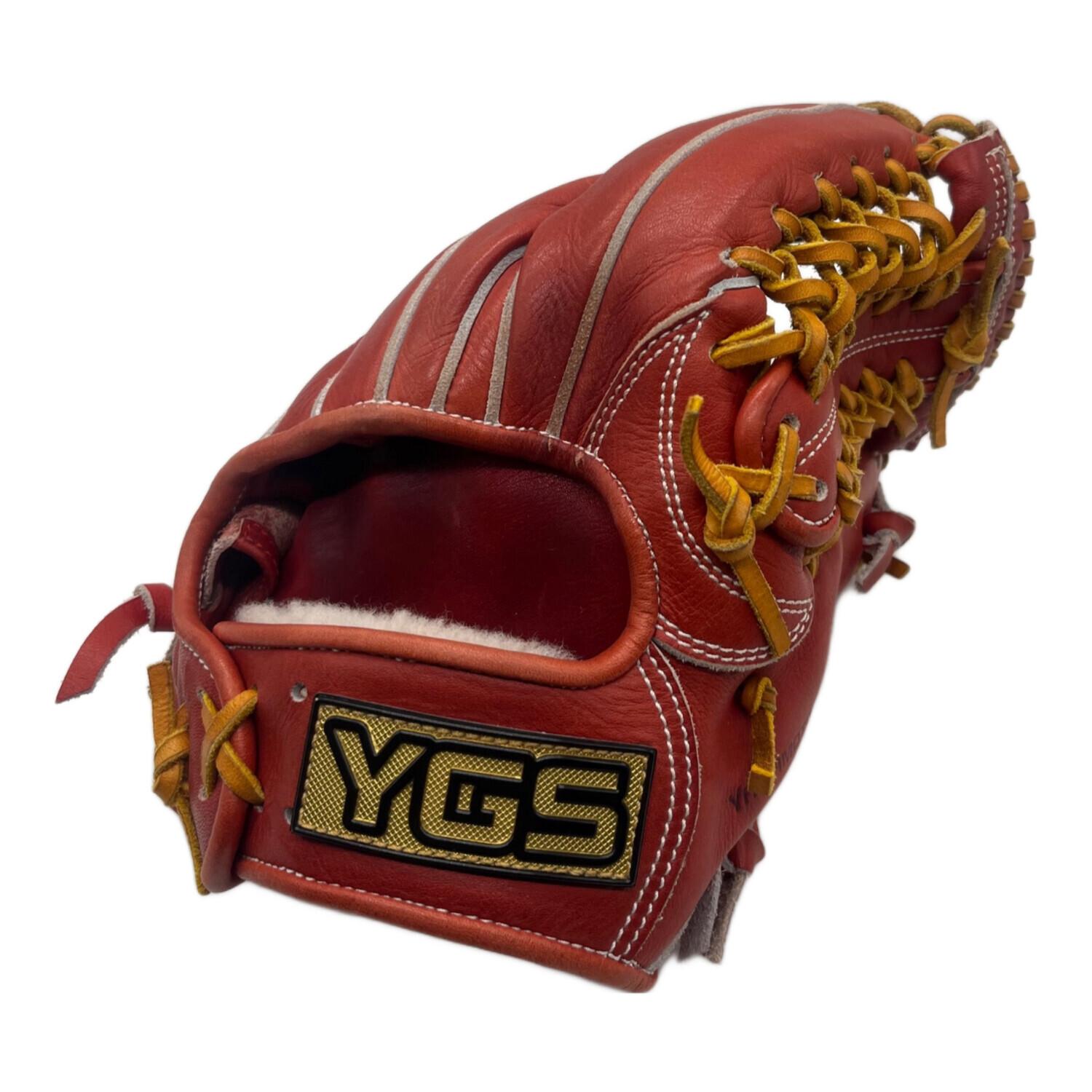 YGS (山本グラブスタジオ) 硬式グローブ 約27.5cm レッド 内野用 EA3