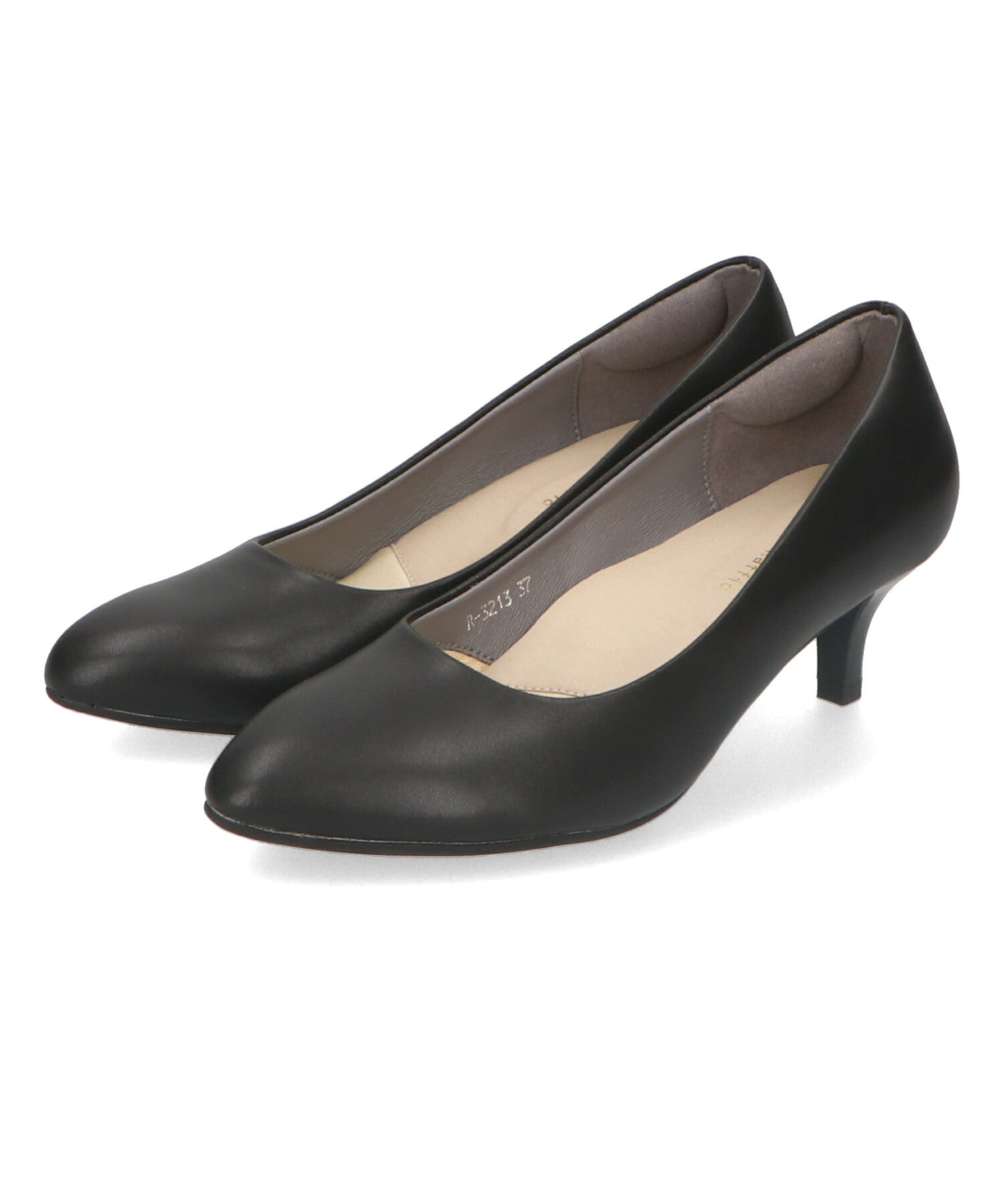 跳べるパンプス】アーモンドトゥミドルヒール/跳べるパンプスシリーズ