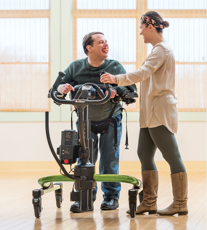 介護用品・福祉用具通販サイト SCRUM / 免荷表示装置付歩行訓練車