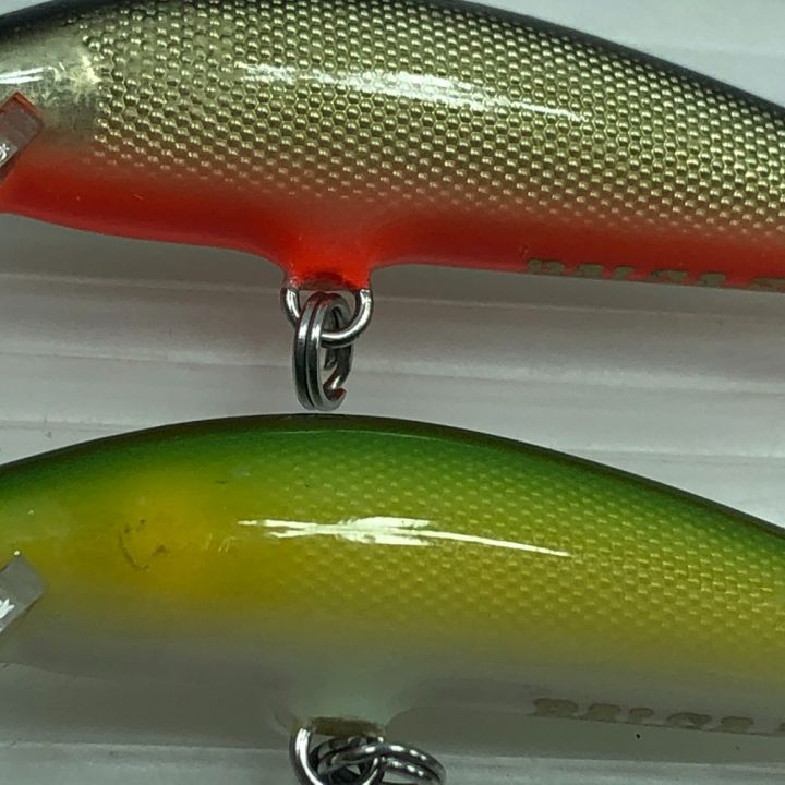 SAURUS ザウルス ルアー ミノー バルサ50 ブラウニー 4個まとめ - 中古