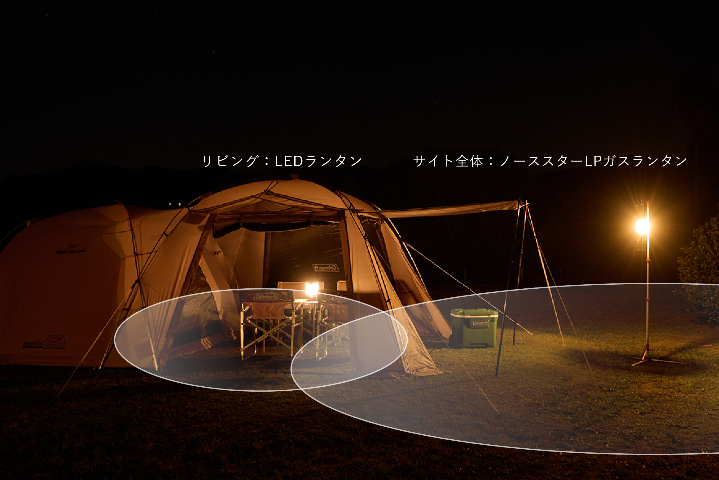 2500 ノーススター（R）LPガスランタン （レッド） | アウトドア用品