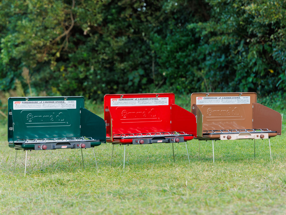 パワーハウスLP ツーバーナーストーブ Ⅱ(レッド) | アウトドア用品