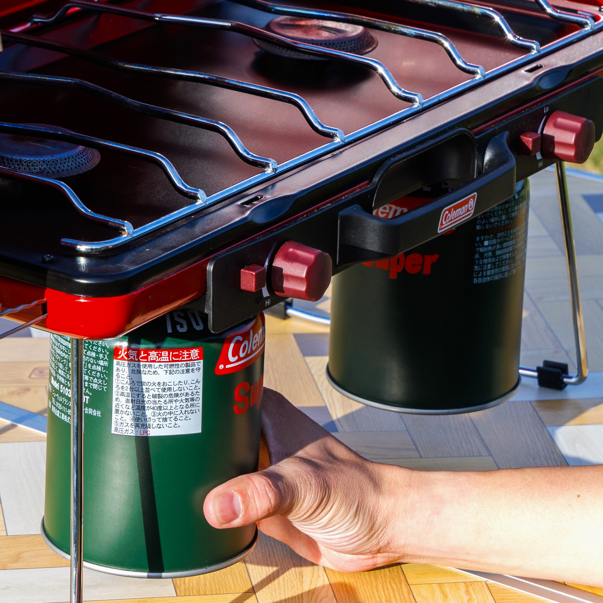 パワーハウスLP ツーバーナーストーブ Ⅱ(レッド)の通販｜キャンプ用品