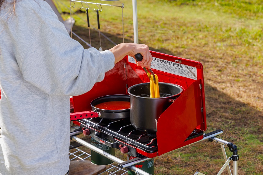 パワーハウスLP ツーバーナーストーブ Ⅱ(レッド)の通販｜キャンプ用品