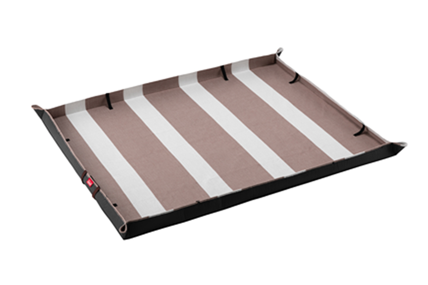 レジャーシートデラックス (グレージュストライプ)の通販｜キャンプ