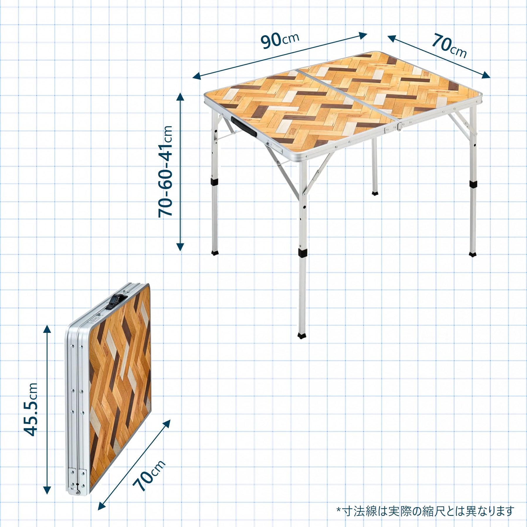 テーブル・チェア・ハンモック Coleman NATURAL PUZZLE TABLE 90