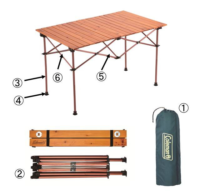 収納ケース ナチュラルウッドロールテーブルクラシック/110用の通販