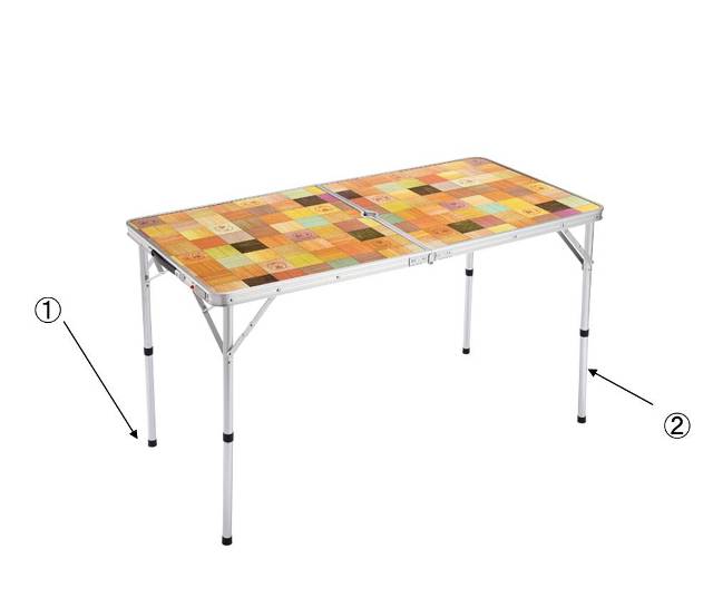 テーブル用脚 （ナチュラルモザイク 三折りBBQテーブル）の通販