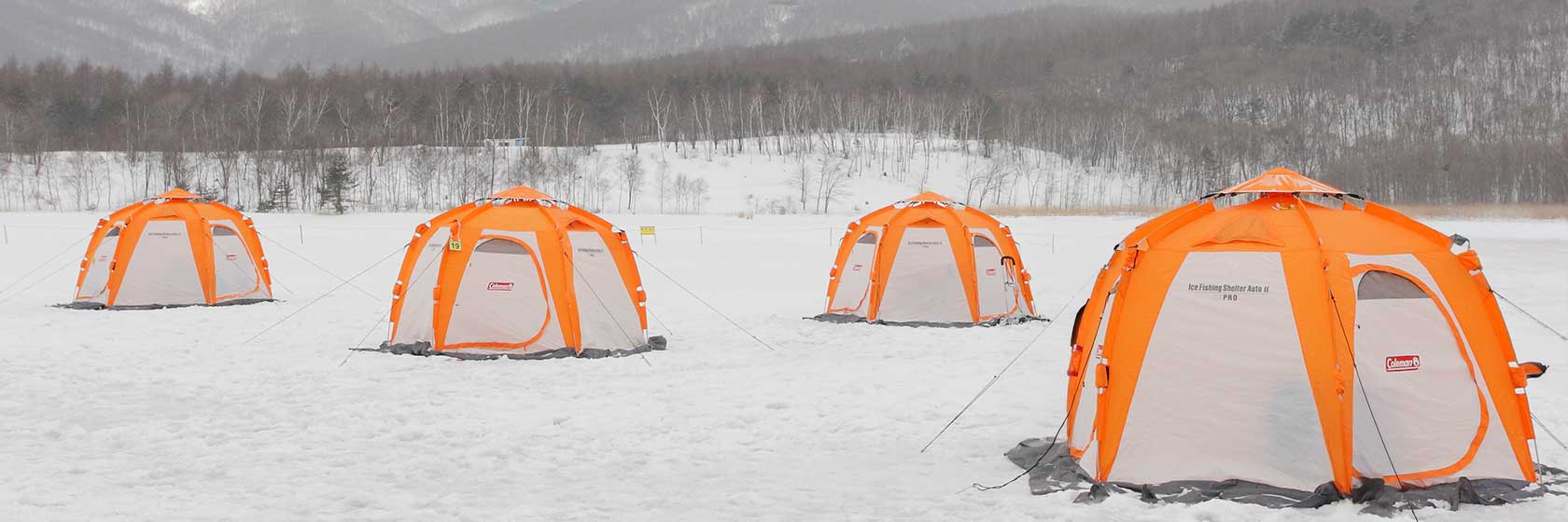 アイスフィッシングシェルター/ワカサギ釣りシェルター（タープ