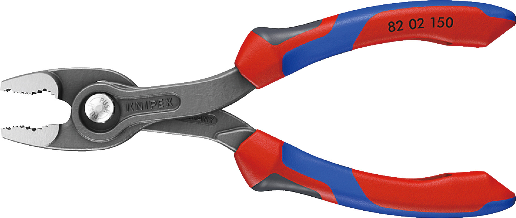 クニペックス スリップジョイントプライヤー ツイングリップ 8202