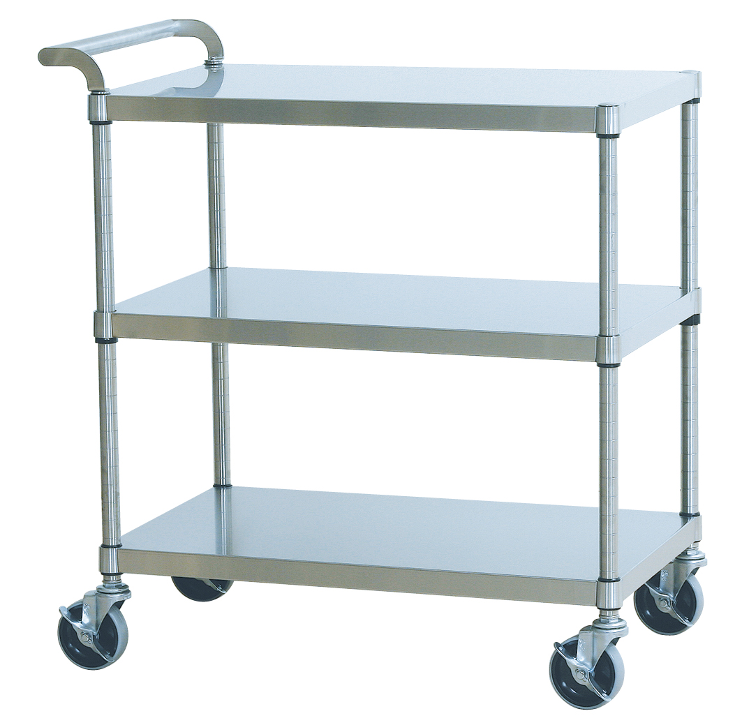 フレーベル館オンラインショップ｜ステンレス製システム給食ワゴン 3段