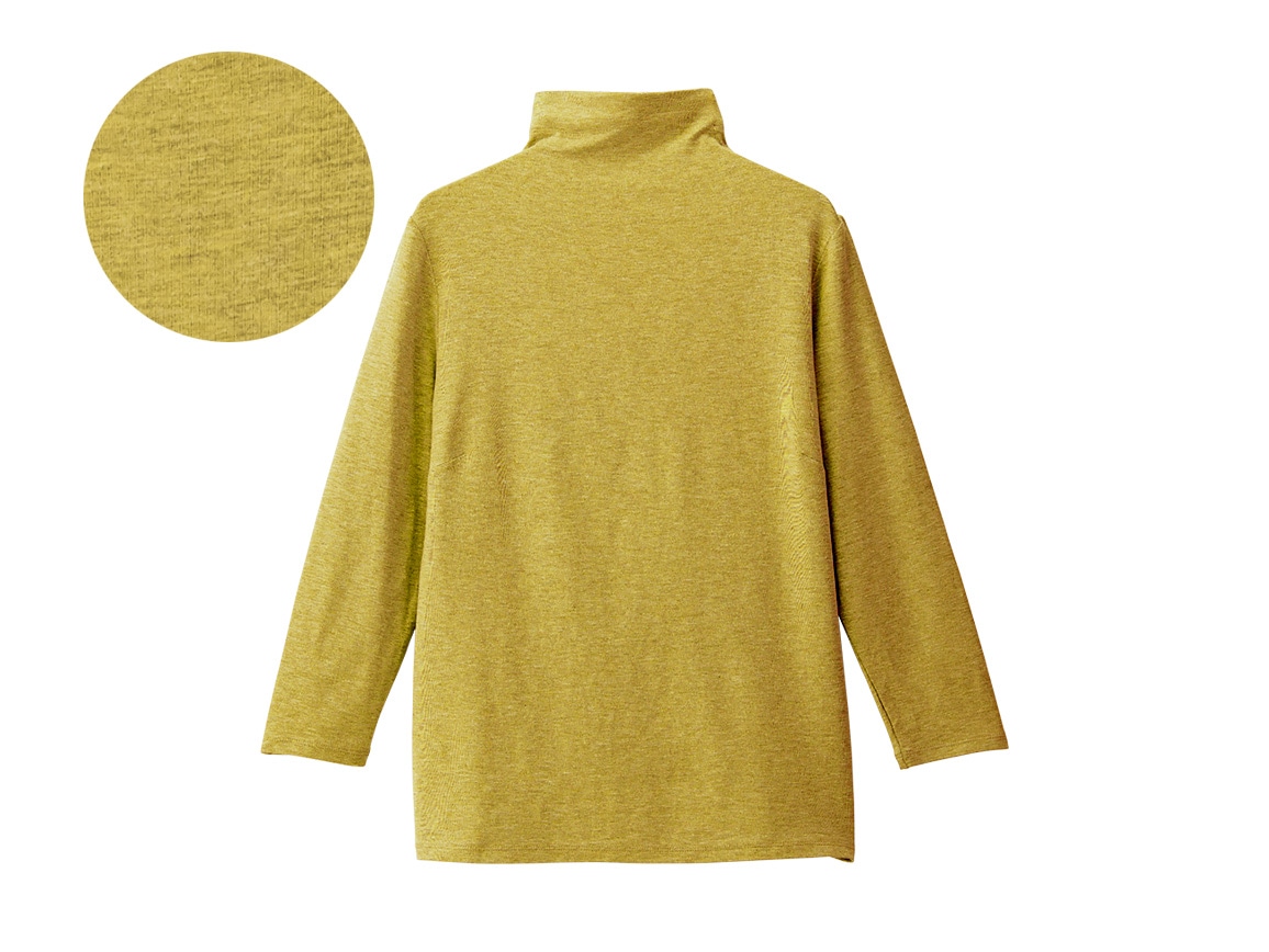 ハルメク×テンセルTM プルオーバー（ボトルネック・七分袖）(01_S