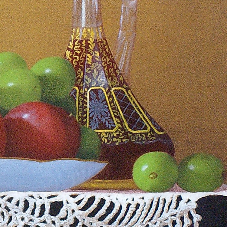 庄司守]油彩画『果実とワイン』: JALショッピング｜JAL Mall