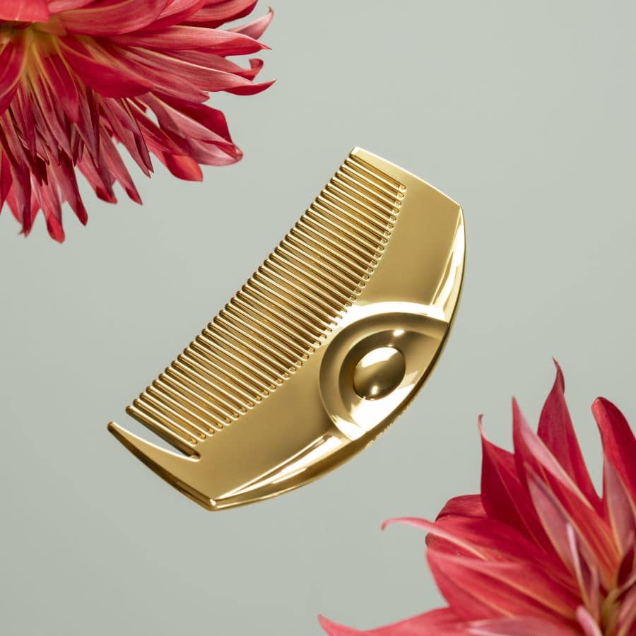 JAL限定】LOVECHROME ゴールドコーム ケース付き ラブクロム K24GPツキ