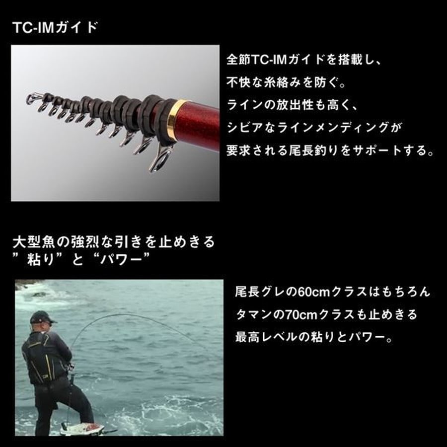 ダイワ 磯竿 モンスタートルク 尾長MH-53: 釣具のキャスティング JAL