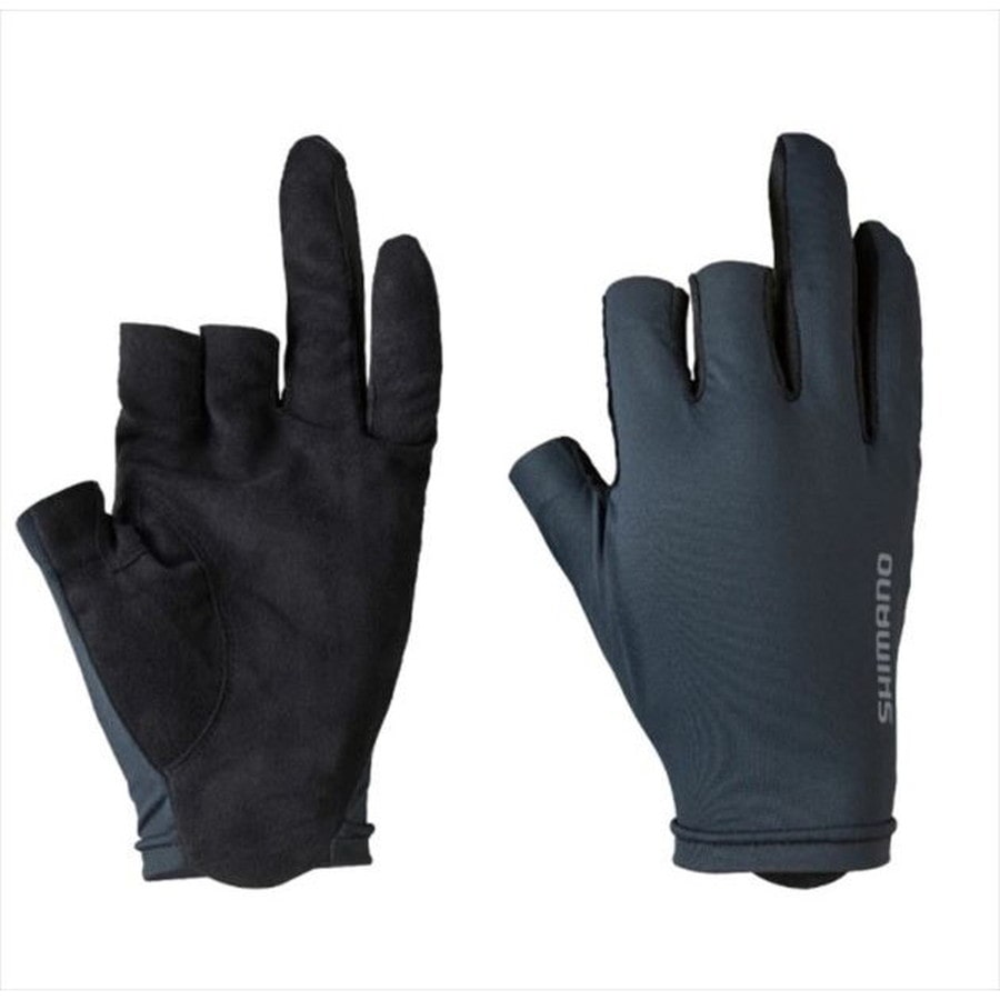 シマノ 手袋 GL-006V センシティブ グローブ 3 ブラック XL: 釣具の