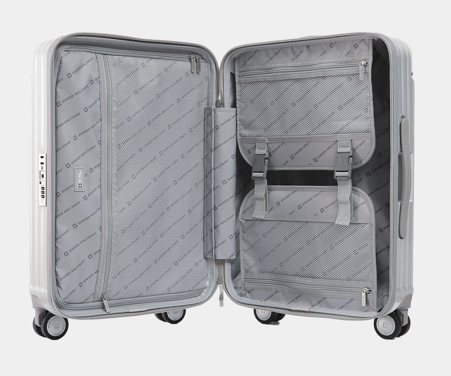 スーツケース Mサイズ 4～6泊 66cm 73L TSAロック カバー/ネームタグ付