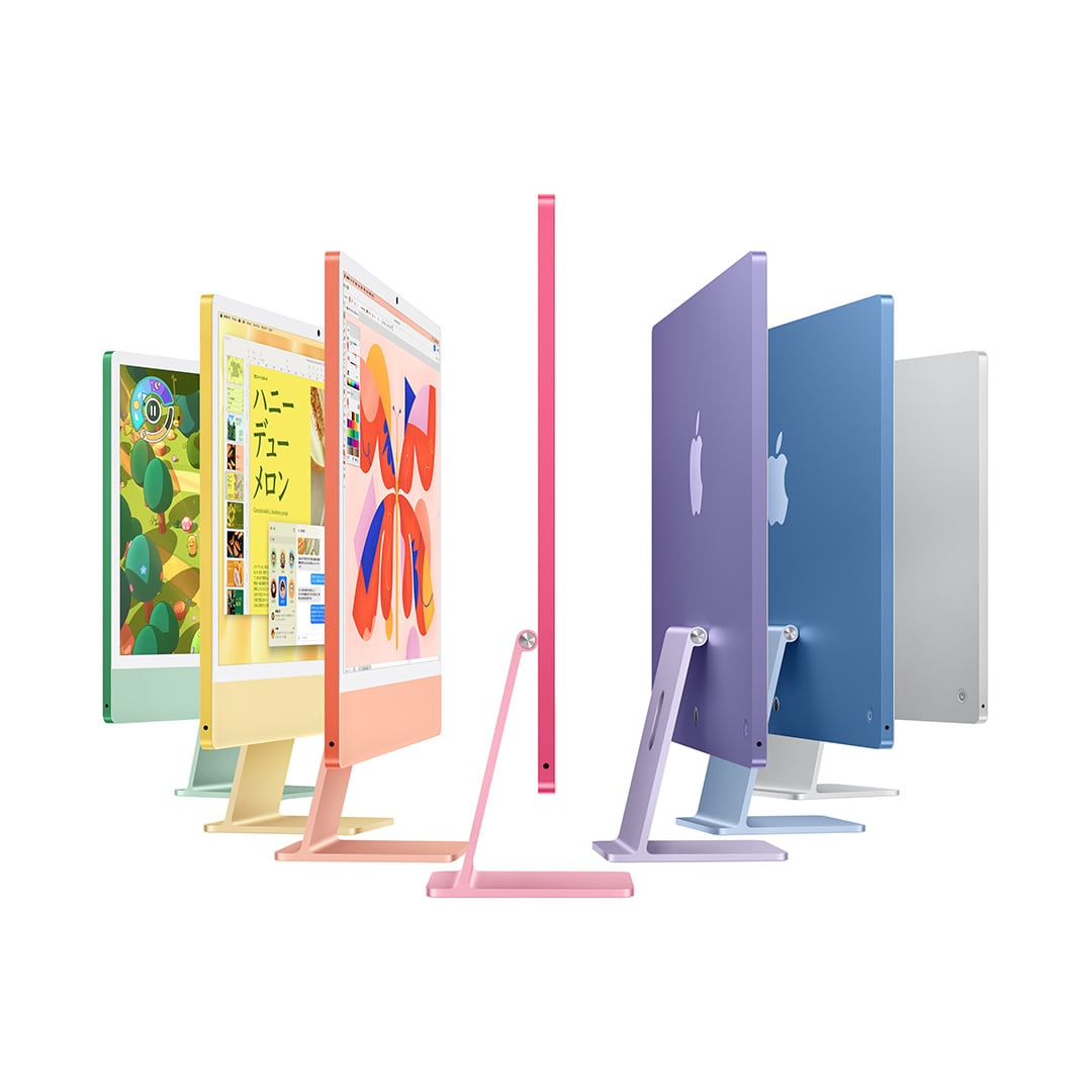 24インチiMac Retina 4.5Kディスプレイモデル: 8コアCPUと8コアGPUを