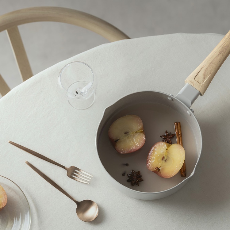 公式］両手なべ ナチュかる 鍋 24cm IH/ガス火対応 NTL-P24