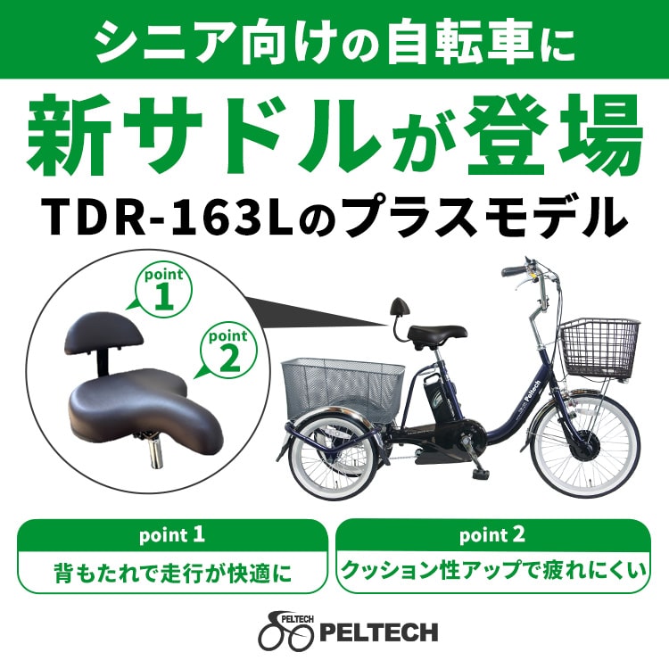 完成品]電動三輪車 20インチ TDR-163[直送][時間指定不可][代引不可