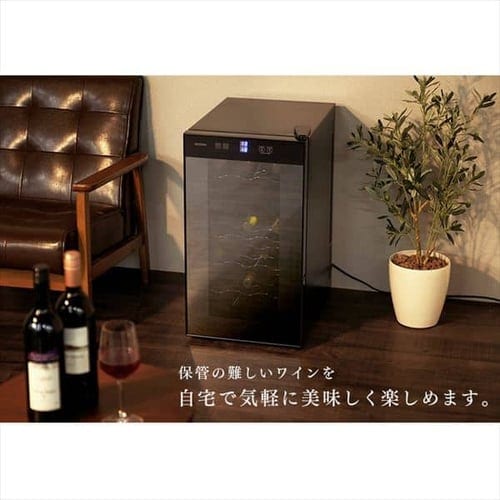 ワインセラー 18本 50L ペルチェ式 タッチパネル IWC-P182A-B