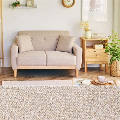 2人掛け北欧デザインソファ NDS-2S ベージュ