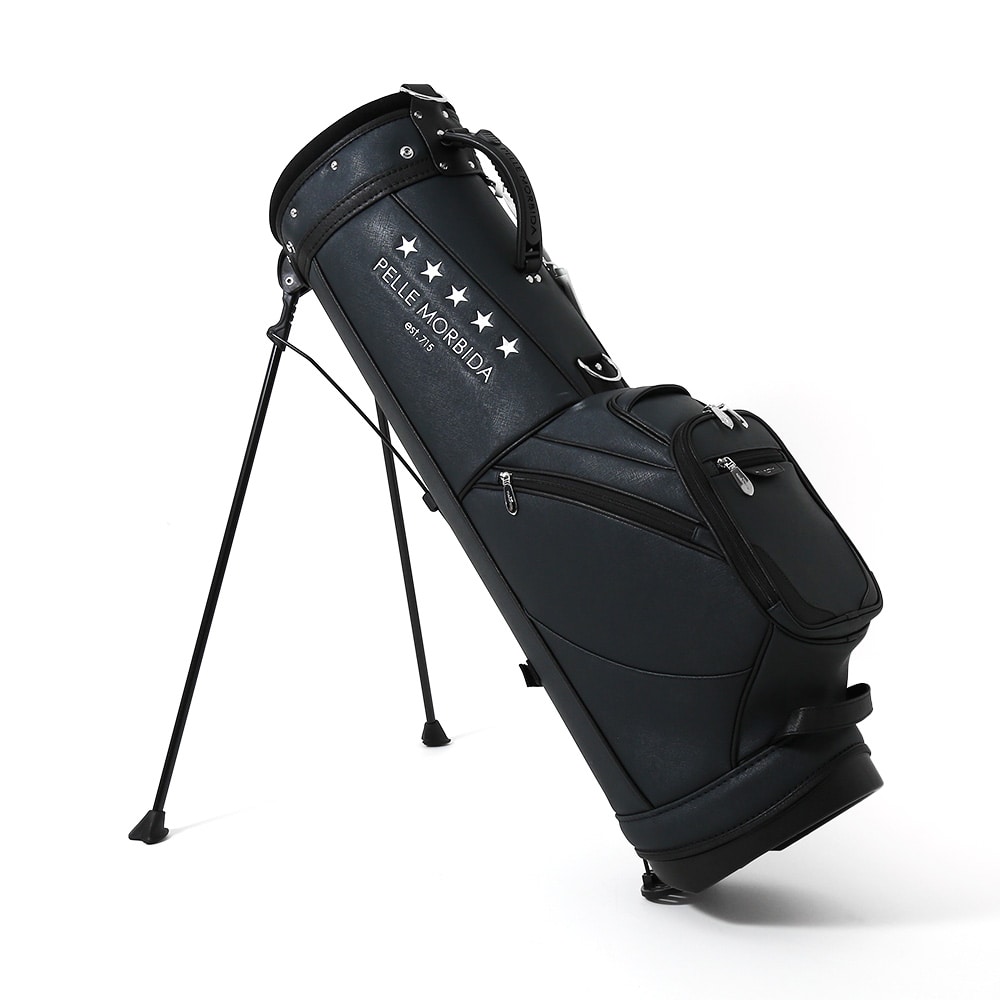 ペッレモルビダPG101-スタンドキャディバッグ BLACK(BLACK): PELLE