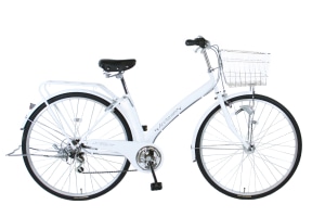 シティサイクル・ママチャリ Arvita ホワイト 27インチ AM-032(27