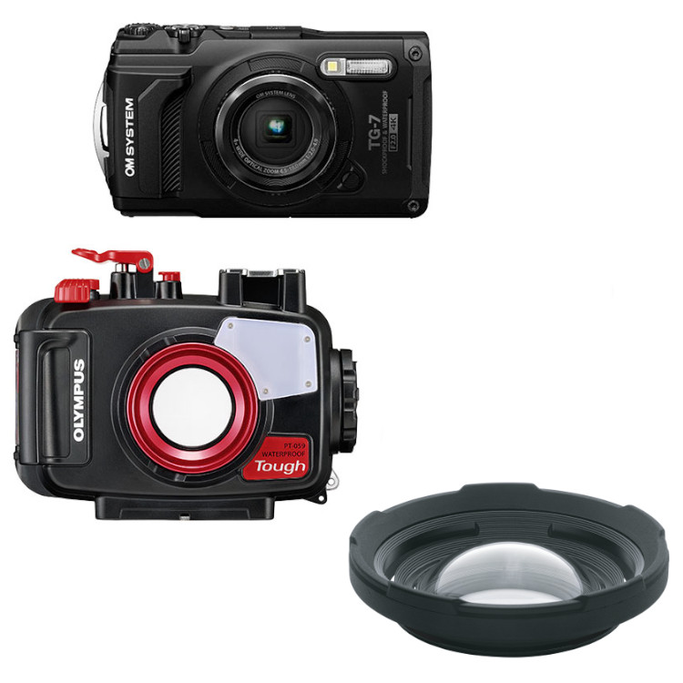 mic21ダイビングショップ[ OM SYSTEM ] Tough TG-7 + ワイドレンズ UWL