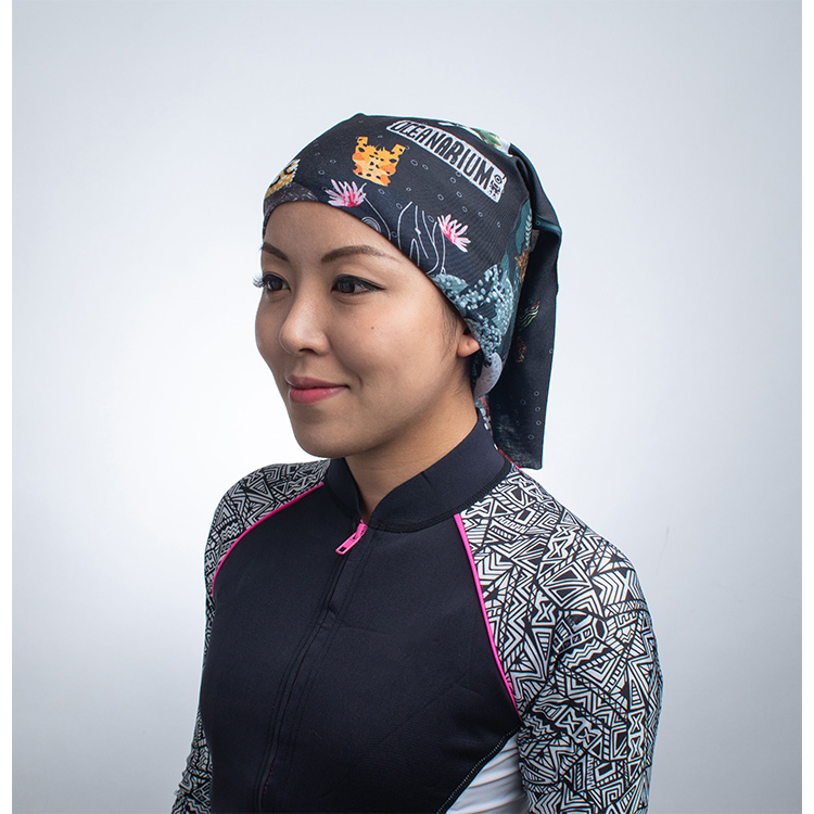 mic21ダイビングショップ[ OCEANARIUM ] バンダナ Headwear Scarf(H12
