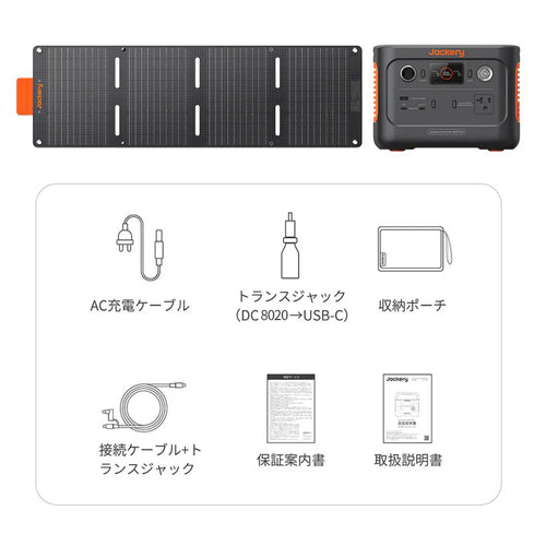 Jackery Solar Generator 300 Plus 40W Mini(セット品)【JSG-0304B